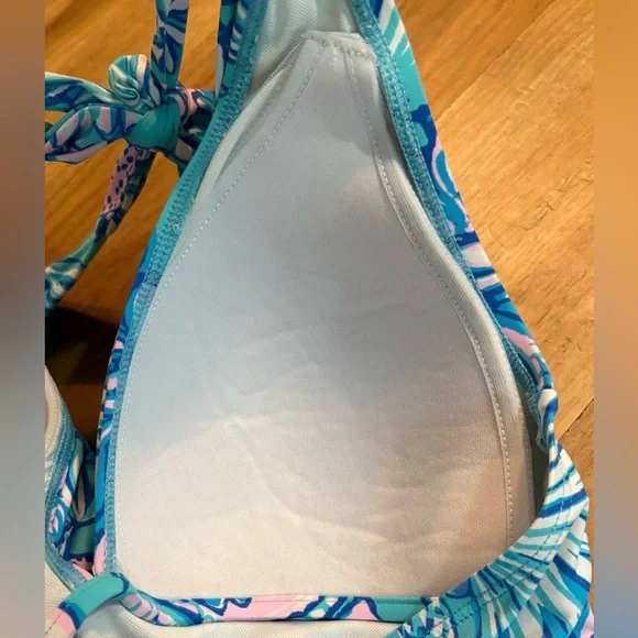 Like New Lilly Pulitzer Swim Set, Bliss Halter Tankini and Swim Skirt, Size 6 - Picture 7 of 10